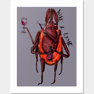 Wine and Lyme Posters and Art